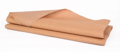 

Vardhman Laminated Jute Cloth color Natural, size 39" x 48" ,used in bags making ,decor, wedding, craft projects ,dresses ,decorations, etc fast color
