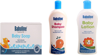

Babuline Baby Care Combo Kit (Pack of 3)(White)
