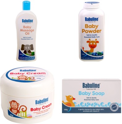 

Babuline Baby Care Super Saver Combo Pack of 4(White)