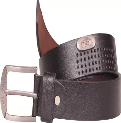 

AZ Men Casual Brown Genuine Leather Reversible Belt, Dark brown