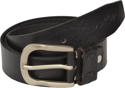 

Muffler Men Casual Black Genuine Leather Belt