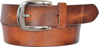 

Haqqi Men Casual Brown Genuine Leather Belt, Light brown