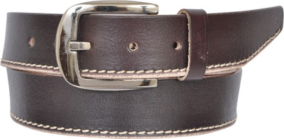 

Haqqi Men Casual Brown Genuine Leather Belt, Dark brown