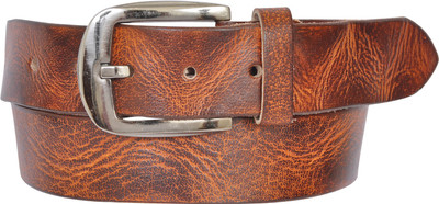 

Haqqi Men Casual Brown Genuine Leather Belt, Light brown