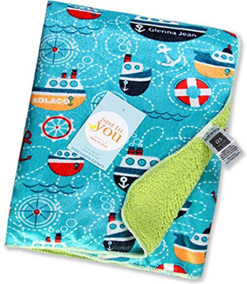 

Baby Bucket Printed  Blanket(Polyester, Green