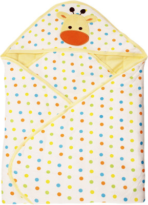 

Wonder Kids Printed  Swadding Baby Blanket(Cotton, Yellow