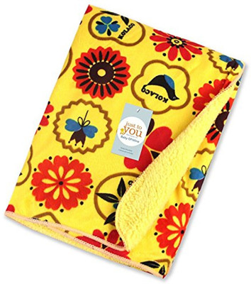 

Baby Bucket Printed  Blanket(Polyester, Yellow