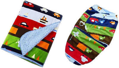 

Baby Bucket Printed  Blanket(Polyester, Multicolor