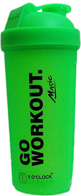 

5 O'Clock Sports Girrafe Shaker Water Bottle 700 ml Shaker(Pack of 1, Green)