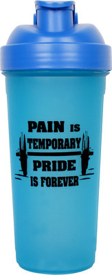 

VAMSUM Pride Is Forever 600 ml Shaker(Pack of 1, Blue), Light blue