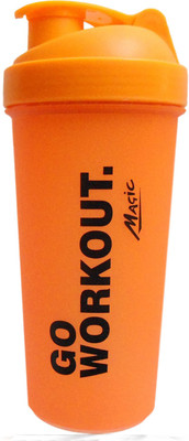 

5 O'Clock Sports Girrafe Shaker Water Bottle 700 ml Shaker(Pack of 1, Orange)