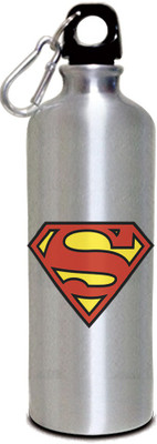 Juvixbuy Printed Sports Silver Sipper / Water Bottle ( Aluminium ) 750ml 750 ml Bottle(Pack of 1, Silver, Steel)