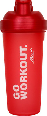 

VAMSUM Go Workout 600 ml Shaker(Pack of 1, Red)
