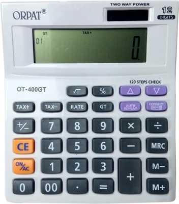 

Orpat Check & Correct Basic Calculator(12 Digit)