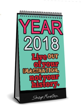 

ShopMantra ShopMantra Life Quotes Desk Calender / Table Calendar 2018 Size (5.5 X 8 Inch ) 2018 Table Calendar(Multicolor, Quotes)