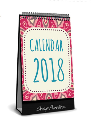 

Radhika Store Radhika Store Boho Pattern Desk Calender / Table Calendar 2018 Size (5.5 X 8 Inch ) 2018 Table Calendar(Multicolor, Animals/Birds/Nature)