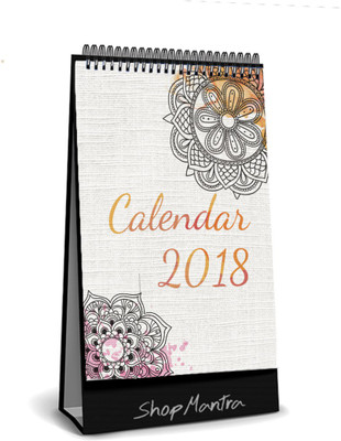 

Radhika Store Radhika Store Watercolor Flowers Design Desk Calender / Table Calendar 2018 Size (5.5 X 8 Inch ) 2018 Table Calendar(Multicolor, Animals/Birds/Nature)