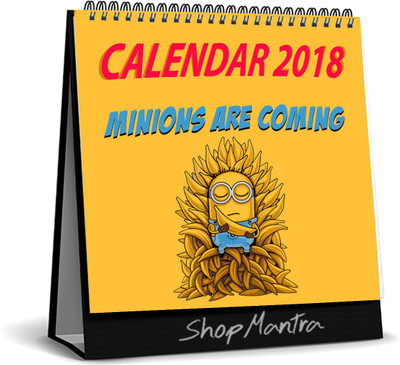 

Radhika Store Radhika Store Minions Rush Desk Calender / Table Calendar2018 Size (8 X 8 Inch ) 2018 Table Calendar(Multicolor, Animals/Birds/Nature)