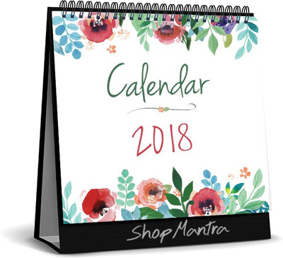 

ShopMantra ShopMantra Floral Design Desk Calender / Table Calendar2018 Size (8 X 8 Inch ) 2018 Table Calendar(Multicolor, Animals/Birds/Nature)
