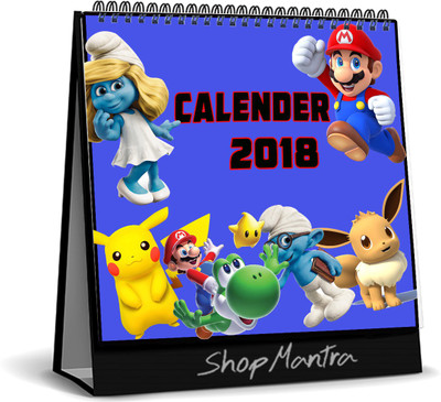 

Radhika Store Radhika Store Cartoon Characters Desk Calender / Table Calendar2018 Size (8 X 8 Inch ) 2018 Table Calendar(Multicolor, Animals/Birds/Nature)