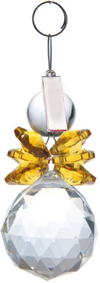 Discount4product Glass Car Hanging Yellow Car Hanging Ornament(Pack of 1)