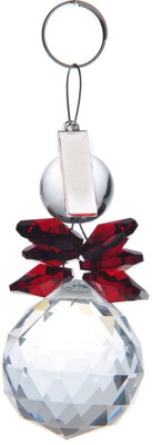 Discount4product Glass Car Hanging Red Car Hanging Ornament(Pack of 1)