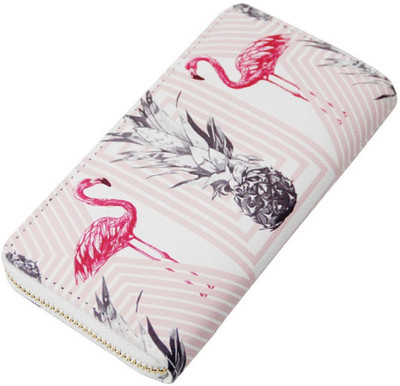 

FuerDanni Casual White, Pink Clutch, Pink;white