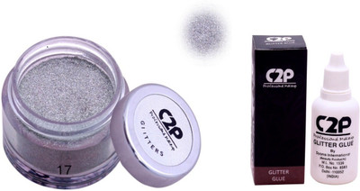 

C2P Professional Make-Up Eye Glitters and Glitter Glue Combo(Set of 2)