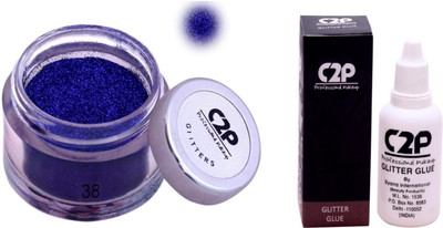 

C2P Professional Make-Up Eye Glitters and Glitter Glue Combo(Set of 2)