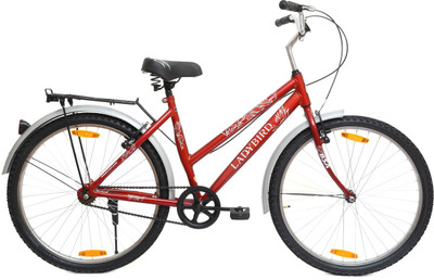 

BSA LADYBIRD Velona 26 T Girls Cycle/Womens Cycle(Single Speed, Red, White)