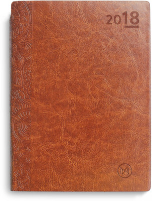 

MANOGYA A5 Diary(Daily Diary, Brown)