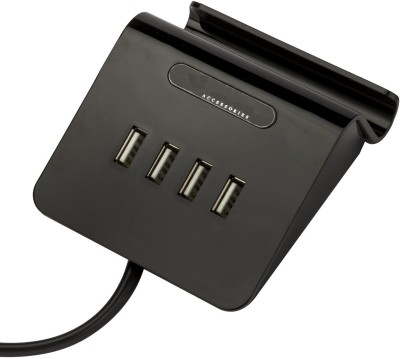 Benison India Call one Mobile Charging Table Top Dock with 4 charging USB HUB(3.1A Output) Dock(Black)