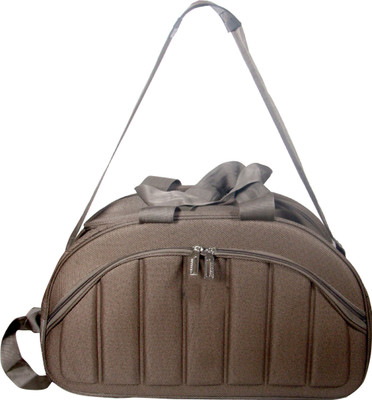 

Aqeeq Lite Travel 2Tone Duffle With Wheels Duffel Strolley Bag(Brown)