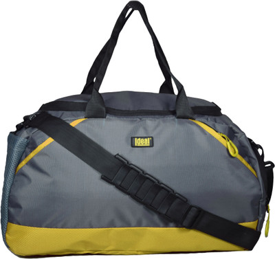 

Ideal 20 inch/51 cm (Expandable) Polyester Travel Duffel Bag(Grey, Yellow)