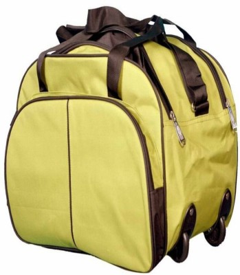 

N Choice (Expandable) 2 wheels Travel Duffel Bag(Yellow)