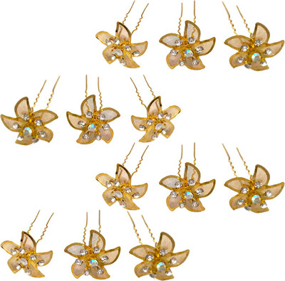 

Rapidsflow Hair Juda Pins / Juda Pins / Juda Pins For Women And Girls For Weddings Hair Pin(Gold)