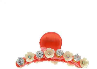 Anuradha Art Jewellery Trendy Butterfly Banana Clip(Pink)