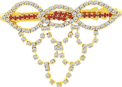 

MJ Fashion Jewellery Eye-catching Hair Clip(Gold)