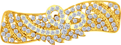 

MJ Fashion Jewellery Studded Hair Clip(Gold)