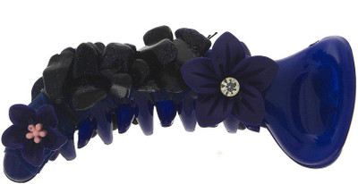 

Anuradha Art Jewellery Fancy Hair Clip Back Pin(Blue)