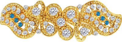 

MJ Fashion Jewellery Beautiful Hair Clip(Gold)