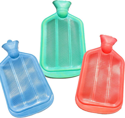 

Aide Pack of 3 Hot/Cold water Bag (Combo of multi color) | 2 L Hot Water Bag(Blue, Orange, Green), Blue;green;orange