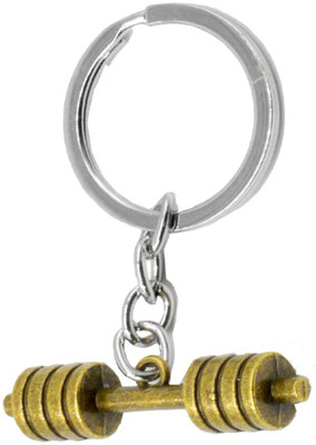faynci Personalized Sport Dumbbell Weight Lifting Charm Workout Gym Key Chain Key Chain