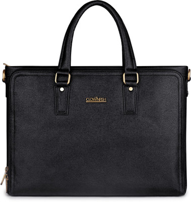 

The Clownfish 15.6 inch Expandable Laptop Messenger Bag(Black)