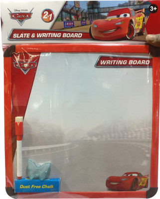 

Disney Cars 2 In 1 Slate & Writing Board(Multicolor)