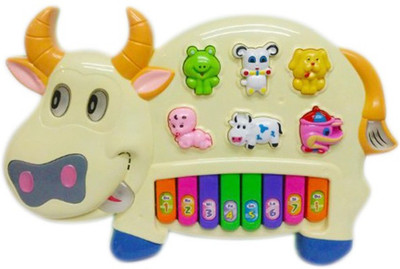 

Mahvi Toys Pianism Funny Musical Cow Keyboard Toy(Multicolor)