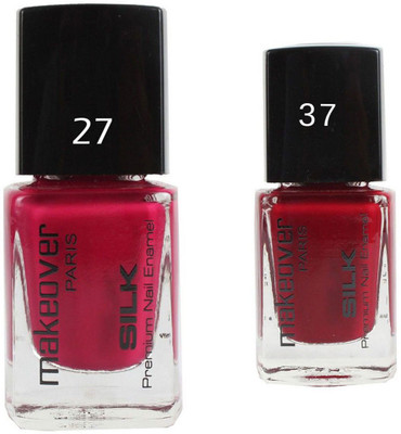 

Makeover Professional Nail Paint Love Affair-27 , Nail Paint Magneta Marvel-37 Multi(Pack of 2)