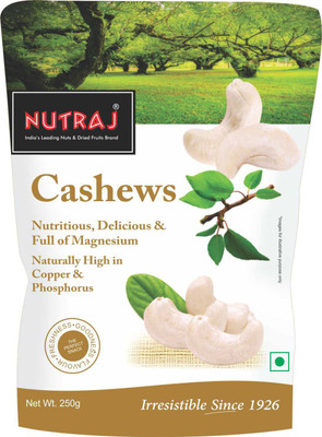 

Nutraj Healthy Bites Premium Cashews 250g Cashews(250 g, Pouch)