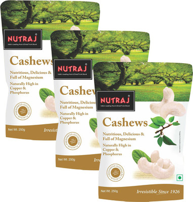 

Nutraj Healthy Bites Premium Cashews(750 g, Pouch)