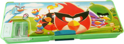 

Ashmaadi Magnetic Lock Design 18 Dual Sharpener, Both Side Openable Art Plastic Pencil Box(Set of 1, Multicolor)